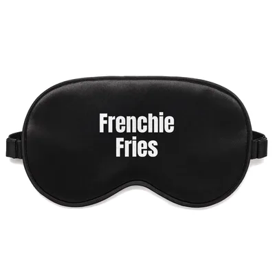 Frenchie Mom Sleep Mask: Frenchie Fries Design for Bulldog Lovers