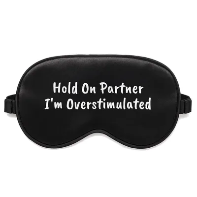 Overstimulated Cowboy Sleep Mask for Frog Lovers