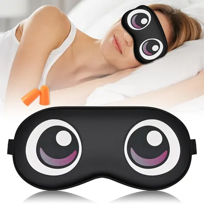 Cute Eyes Sleep Mask for Sleepy Heads and Night Owls