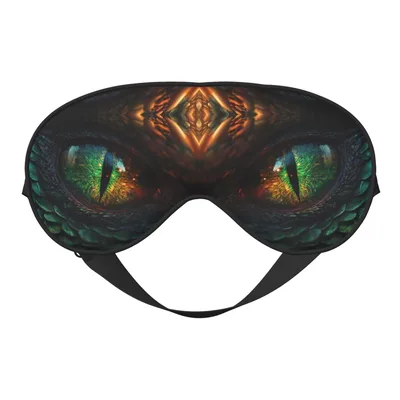 Dragon Eyes Fantasy Sleep Mask for Myth Lovers