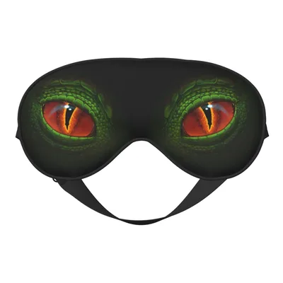 Dragon Eyes Fantasy Creature Sleep Mask for Mythic Lovers