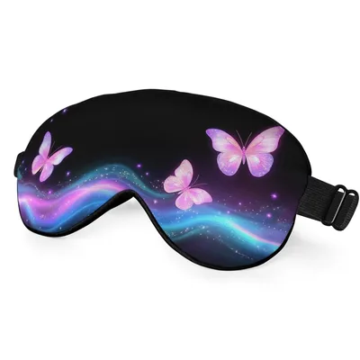 Glowing Butterfly Sleep Mask for Dreamy Nights
