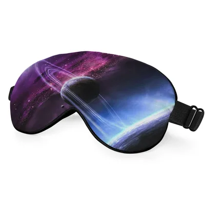 Saturn Planet Sleep Mask: A Cosmic Design for Space Lovers
