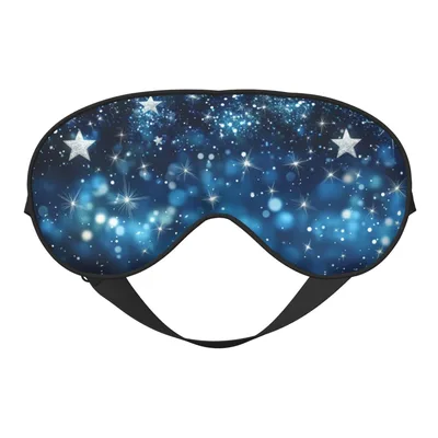 Glitter Star Sleep Mask for Night Owls and Dreamers