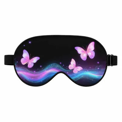 Glowing Butterflies Sleep Mask for Dreamy Nights