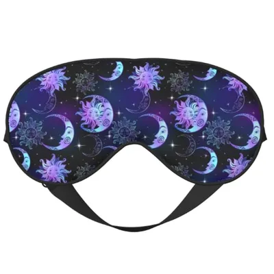 Celestial Sun and Moon Sleep Mask for Night Lovers