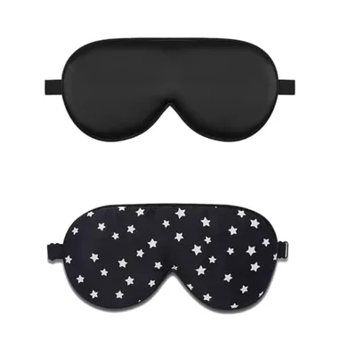 Star Print Sleep Mask Set of 2 for Starry Nights