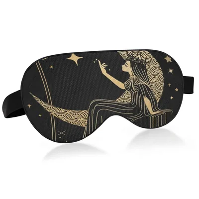Queen Moon Starry Sky Sleep Mask for Celestial Lovers