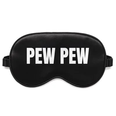 Arcade Gamer Sleep Mask: Pew Pew Retro Design
