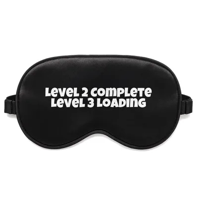 Gamer Level Up Sleep Mask for the Next Stage of Rest