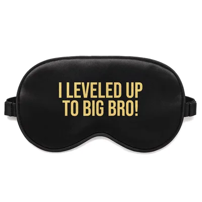 Big Brother Gamer Sleep Mask: I Leveled Up to Big Bro
