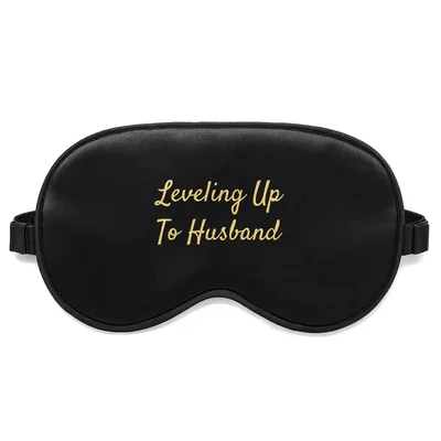 Engaged Gamer Sleep Mask: Leveling Up To Husband Design
