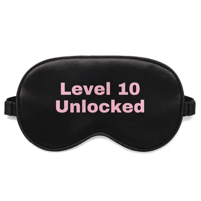 10th Birthday Gamer Sleep Mask: Level 10 Unlocked Design