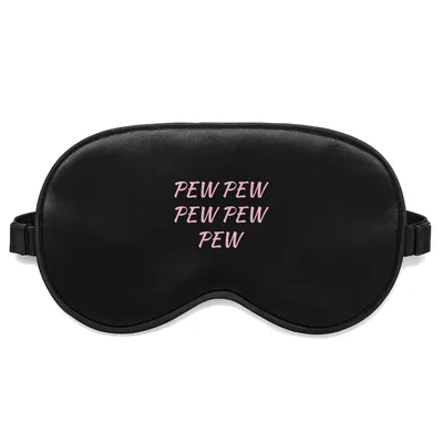 Pew Pew Gamer Sleep Mask for Sloth Gaming Lovers