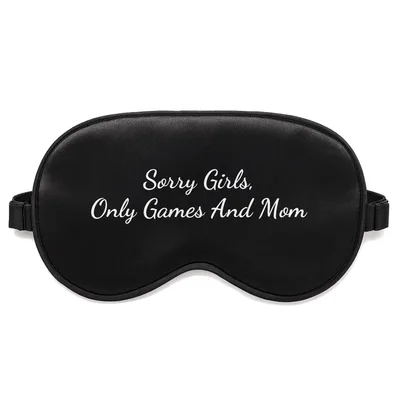Only Games and Mom Sleep Mask for Gamer Dedication