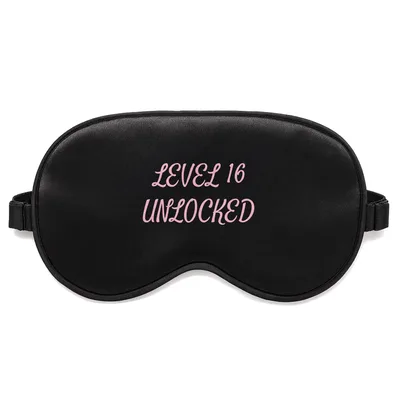 16th Birthday Gamer Sleep Mask: Level 16 Unlocked Design
