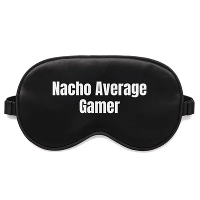 Gamer Pun Sleep Mask: Nacho Average Gamer Design for Fun