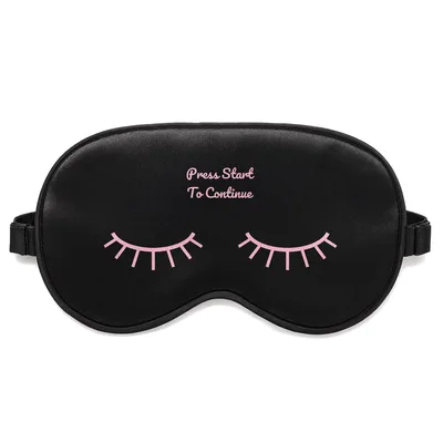 Press Start Sleep Mask: Retro Gamer Birthday Design
