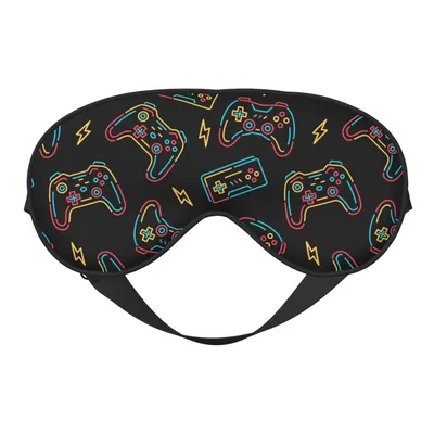 Neon Gamer Sleep Mask for Gaming Fans You Know