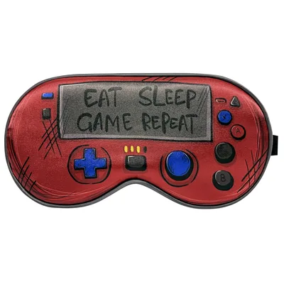 Eat Sleep Game Repeat Sleep Mask for Gamers