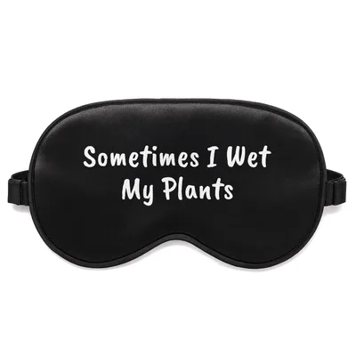 Gardener Humor Sleep Mask for Plant Lovers Who Appreciate Puns