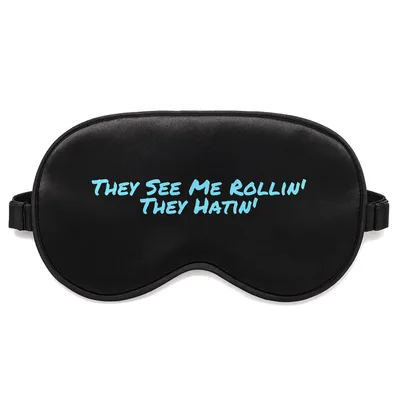 They See Me Rollin Sleep Mask - Golf Cart Driver Design