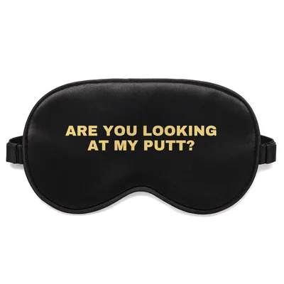 Golf Putt Sleep Mask for Putting Enthusiasts