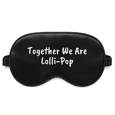 Lollipop Couple Sleep Mask: Together We Are Lolli-Pop Design