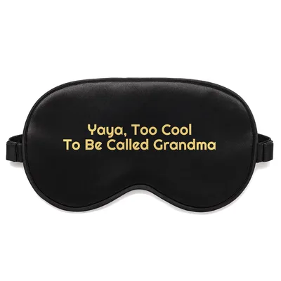 Yaya Grandma Sleep Mask: Cool Yaya Design for Rest