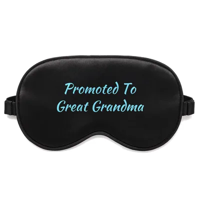 Great Grandma Promotion Sleep Mask Celebrating New Role