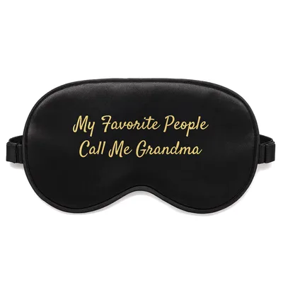 Favorite People Grandma Sleep Mask: Proud Grandma Design