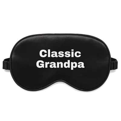 Classic Grandpa Sleep Mask for Vintage Car Lovers