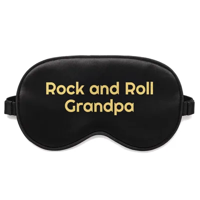 Rock and Roll Grandpa Sleep Mask for Music Lovers