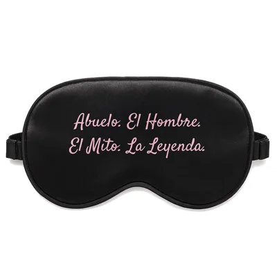 Grandpa Legend Sleep Mask: Spanish Phrase for the Family Hero