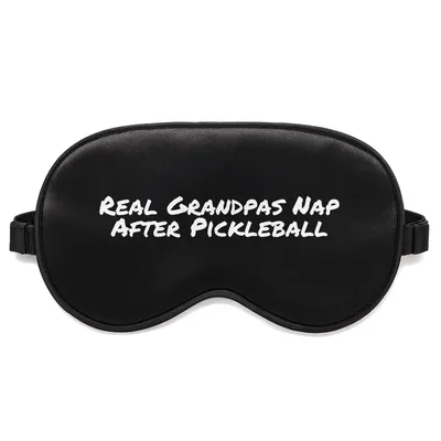 Pickleball Grandpa Sleep Mask for Post-Game Rest