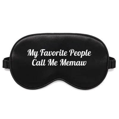 Memaw Gift Sleep Mask for Grandmothers Who Love Their Family