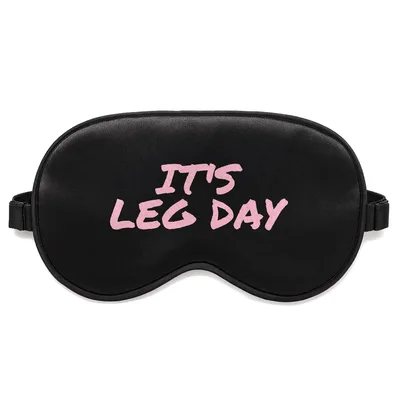 Leg Day Workout Sleep Mask for Gym Lovers and Fitness Enthusiasts