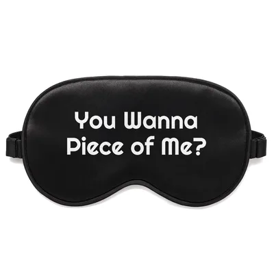 Attitude Pie Sleep Mask: You Wanna Piece of Me? Design
