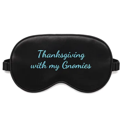 Thanksgiving Gnome Sleep Mask for Holiday Rest