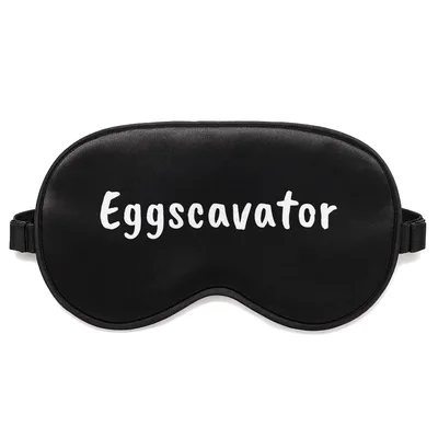 Easter Egg Hunter Sleep Mask: The Eggscavator Design for Fun Lovers