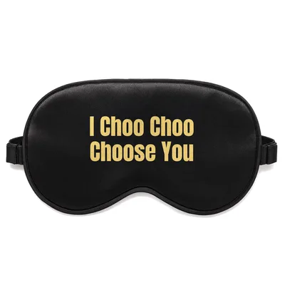 Choo Choo Choose You Sleep Mask: Train Themed Valentine Design