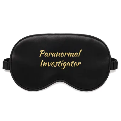 Paranormal Investigator Sleep Mask for Ghost Hunting Fans