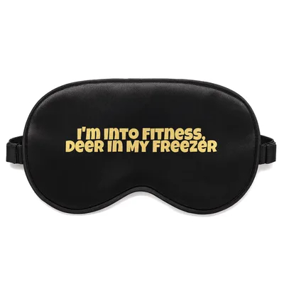 Hunting Dad Sleep Mask: Deer Fitness Joke for Hunters
