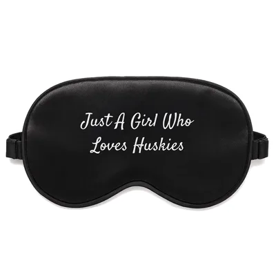 Husky Mom Sleep Mask: Just A Girl Who Loves Huskies Design