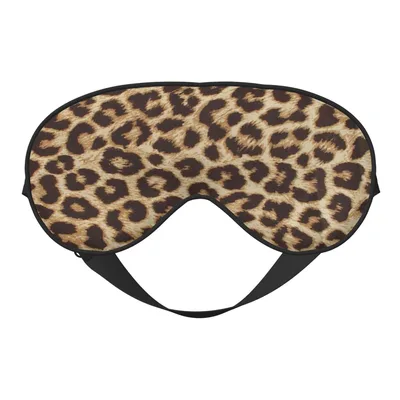 Cheetah Spot Sleep Mask for Rest and Travel