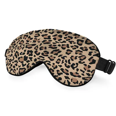 Leopard Print Animal Pattern Sleep Mask for Wild Style Rest