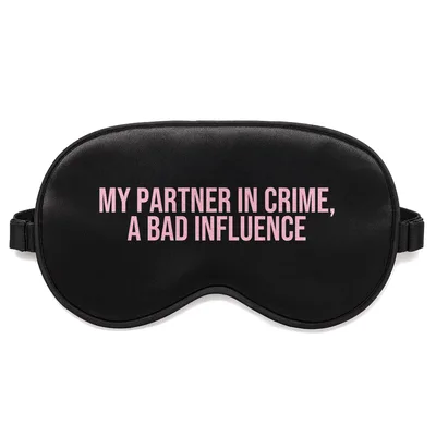 Partner in Crime Sleep Mask: Bad Influence Grandma Design