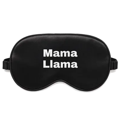Mama Llama Mom Sleep Mask for Funny Mother's Day Gifts