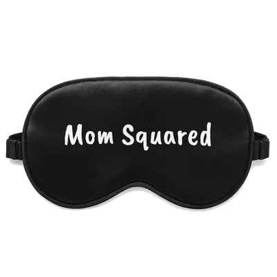 Mom of Two Sleep Mask: Mom Squared Design for Grown-Up Moms