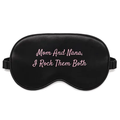 Mom and Nana Sleep Mask: Dual Titles Design